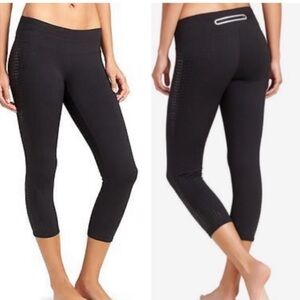 Athleta Gel Dot Sonar Capri XS C1.